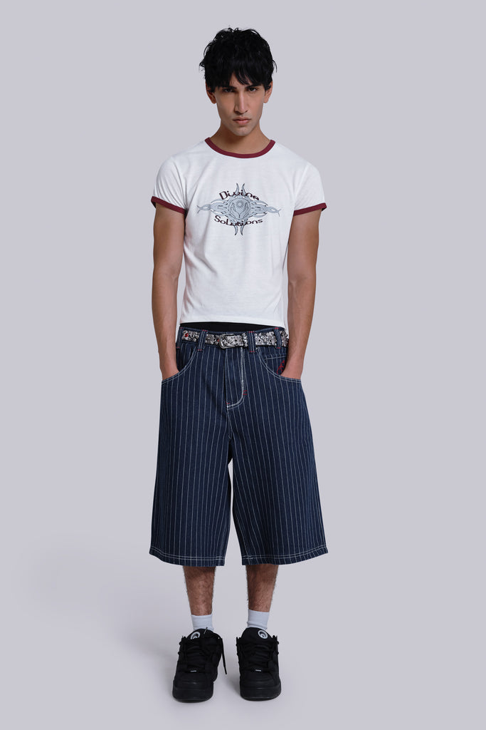 Ollie Pinstripe Jorts