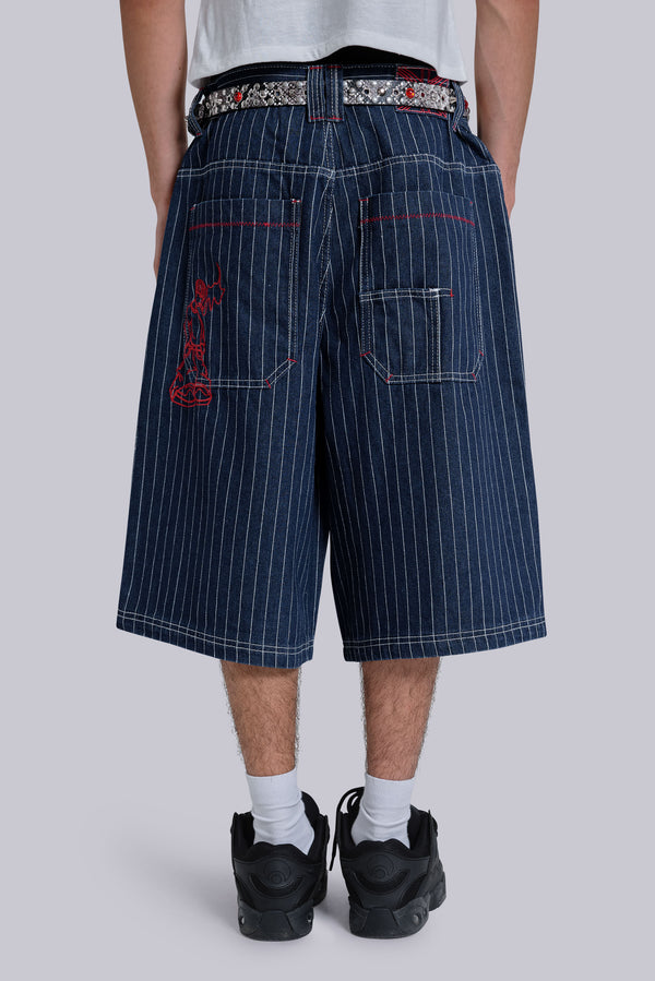 Ollie Pinstripe Jorts