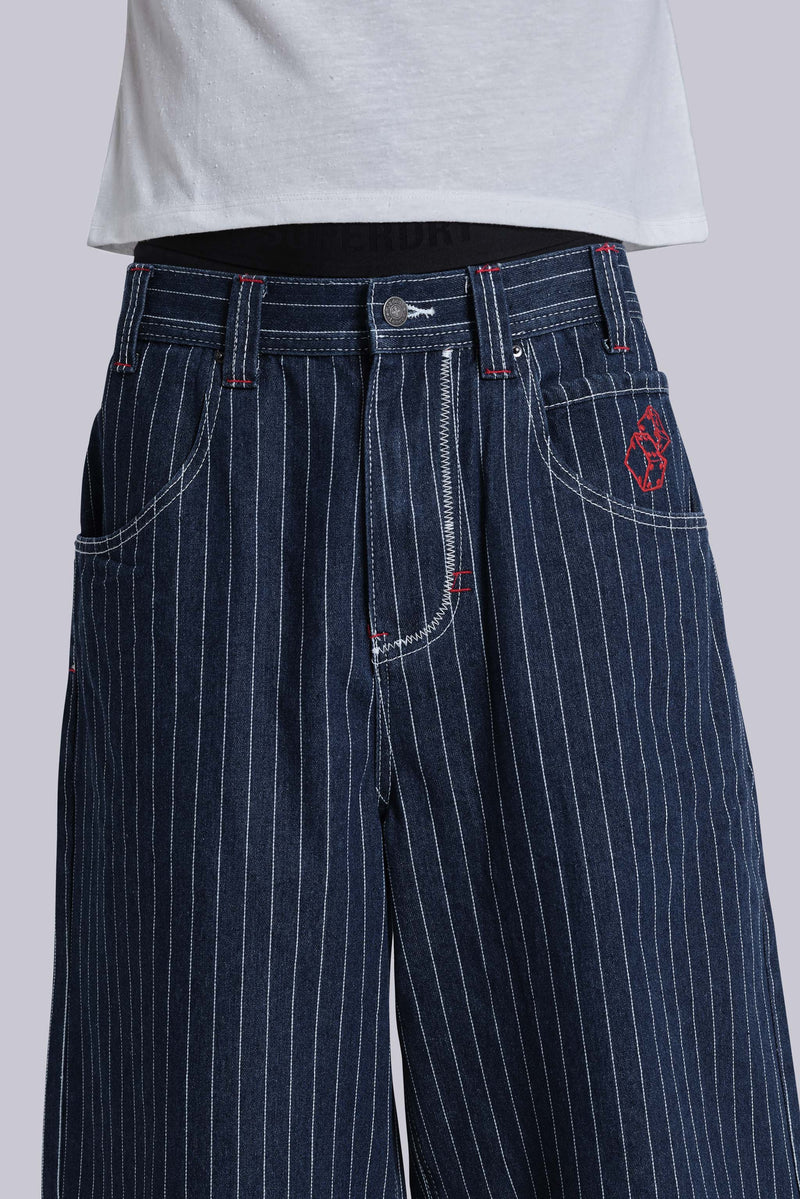 Ollie Pinstripe Jorts