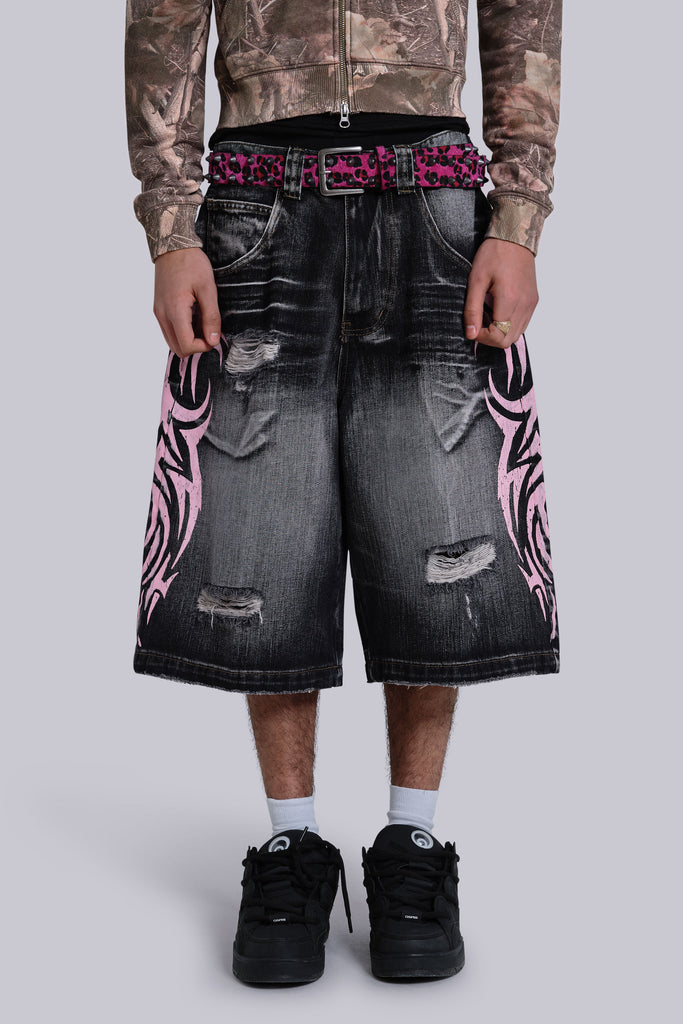 Pink Blade Colossus Jorts