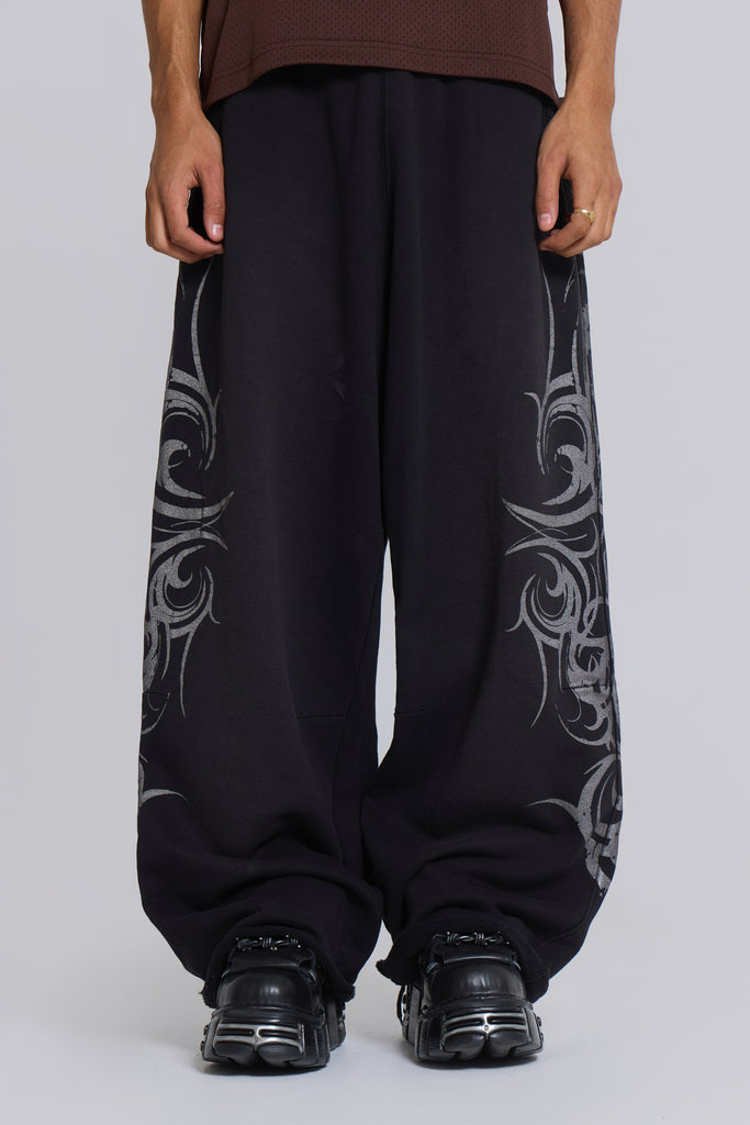 Black Baggy Blade Joggers