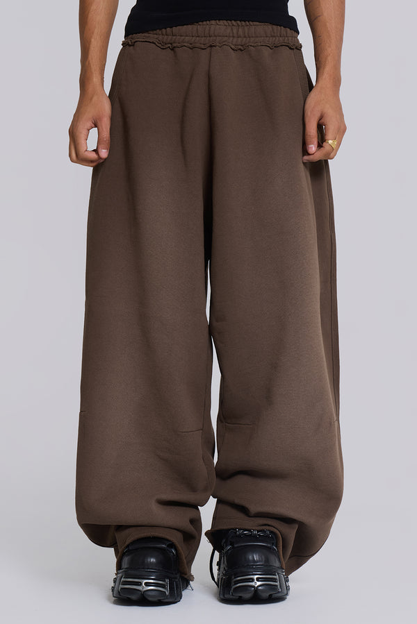 Brown Baggy Monster Joggers