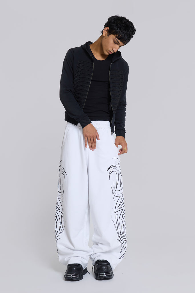 White Blade Joggers | Jaded Man – Jaded London