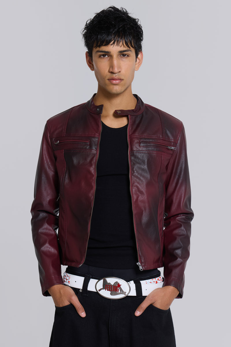 Oxblood Piston Jacket