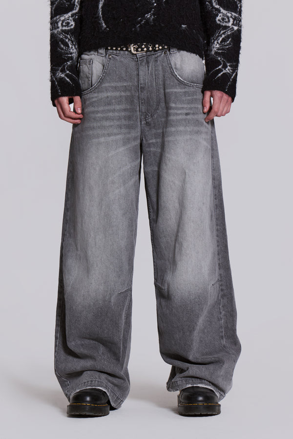 Washed Grey Colossus Jeans