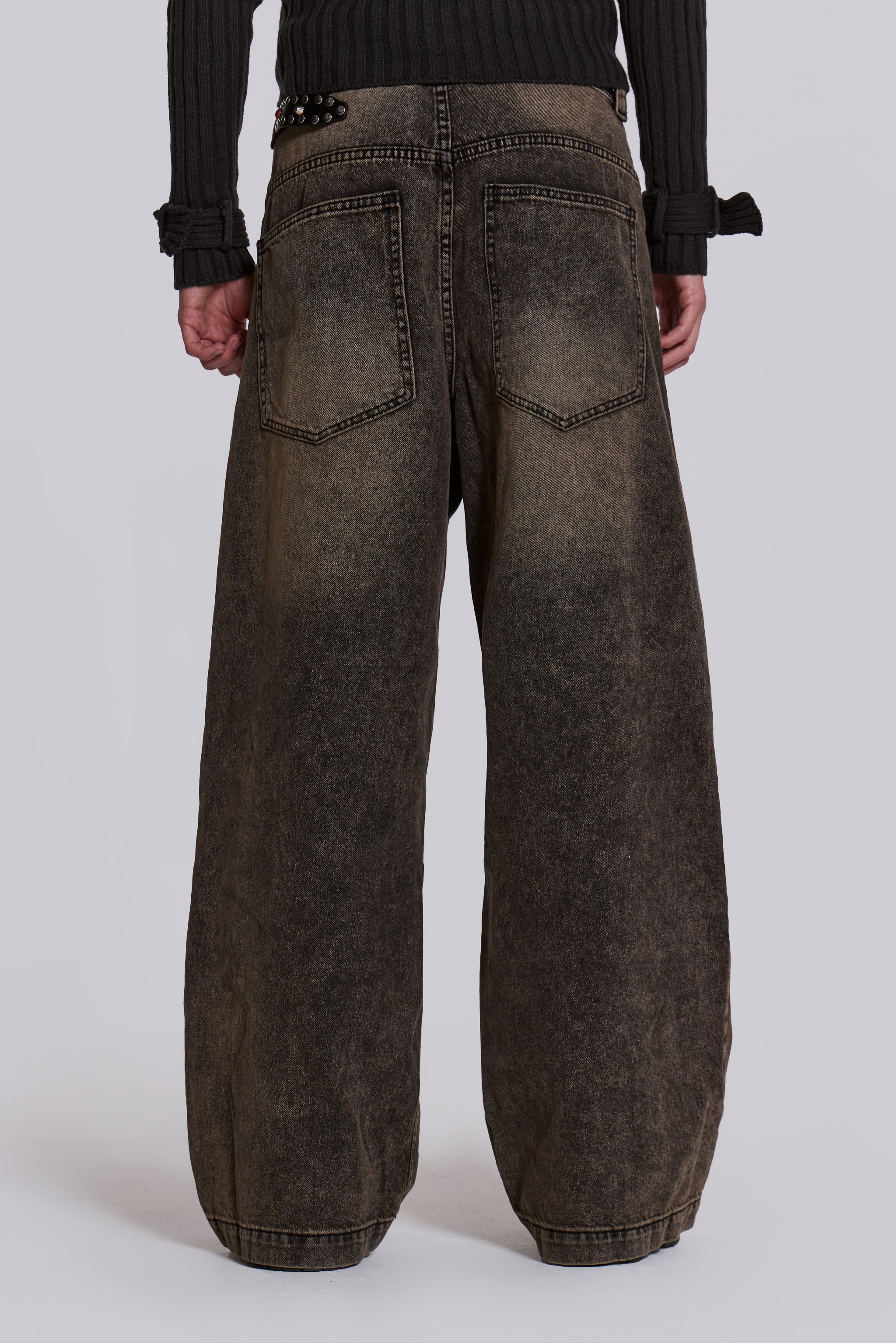 Shop Acid Brown Colossus Jeans | Jaded London | Clothing