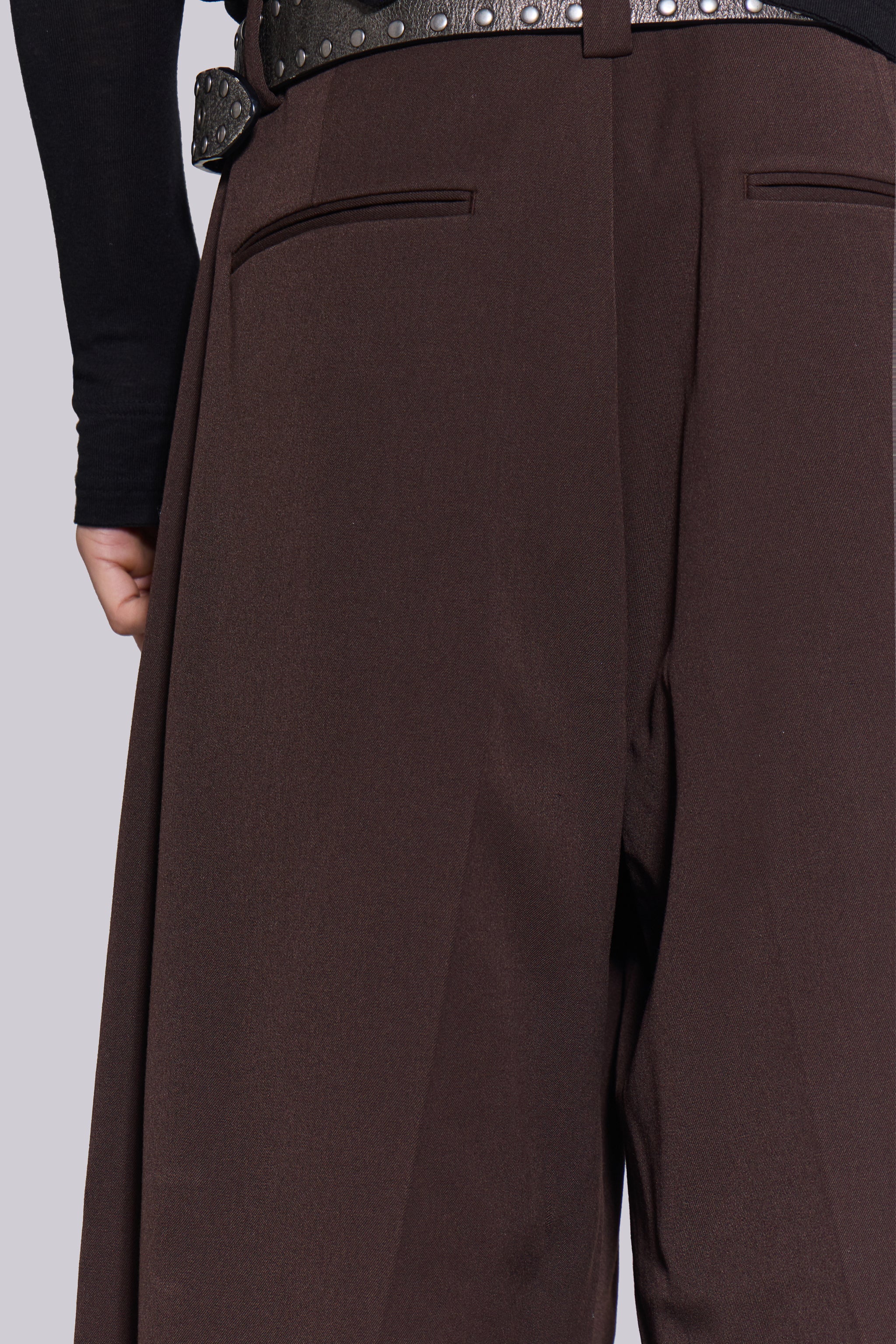 Chocolate Brown Goliath Suit Pants