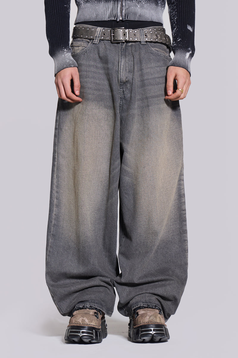 Grey Washed XL Colossus Jeans