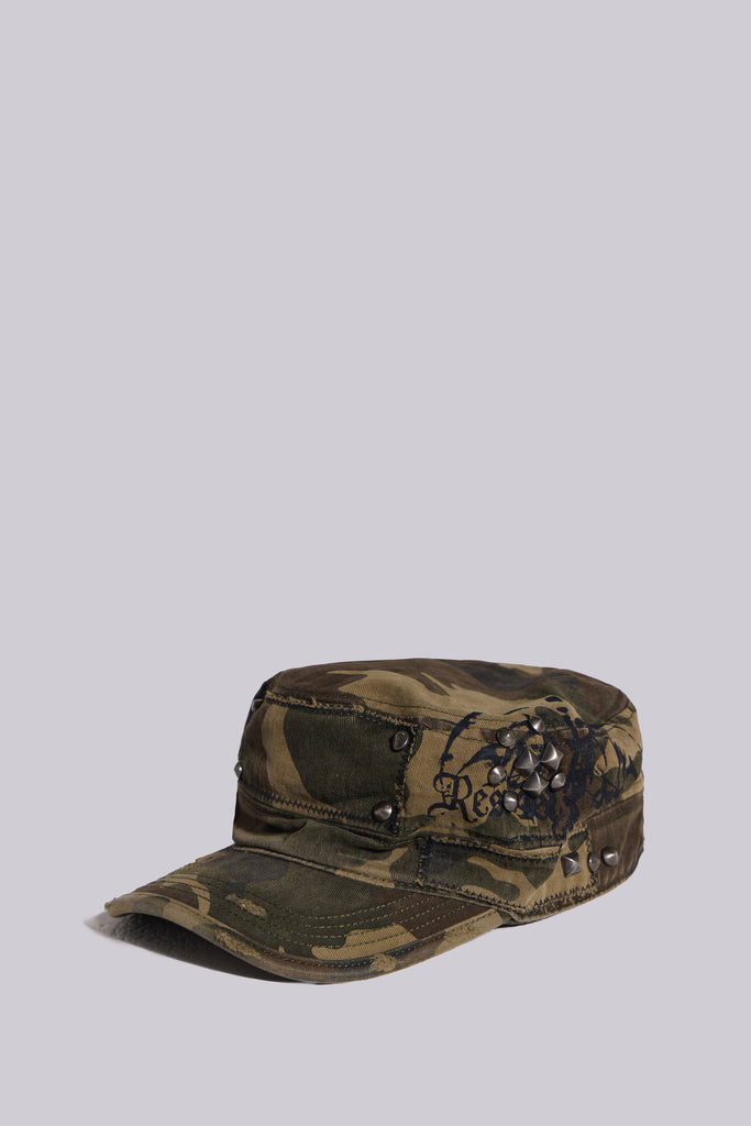 Camo Baker Boy Hat | Jaded London | Clothing