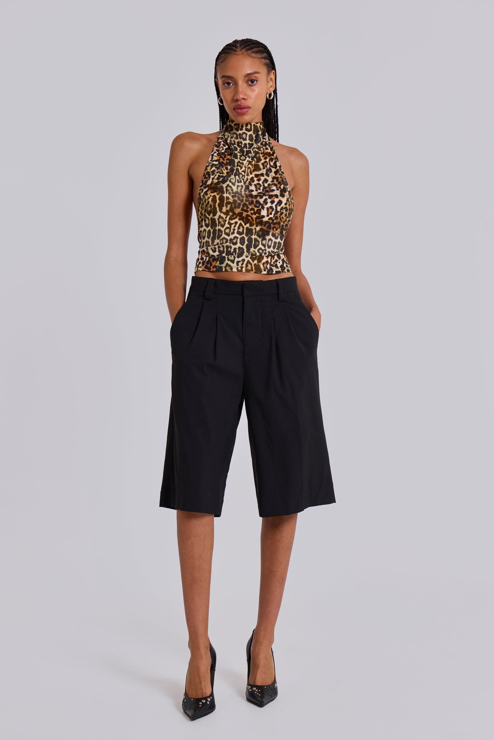 Safari Zene Off Shoulder Top - Lime main image 1