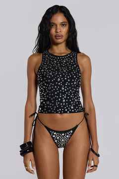Silvra Studded Vest - UK 10 / Black