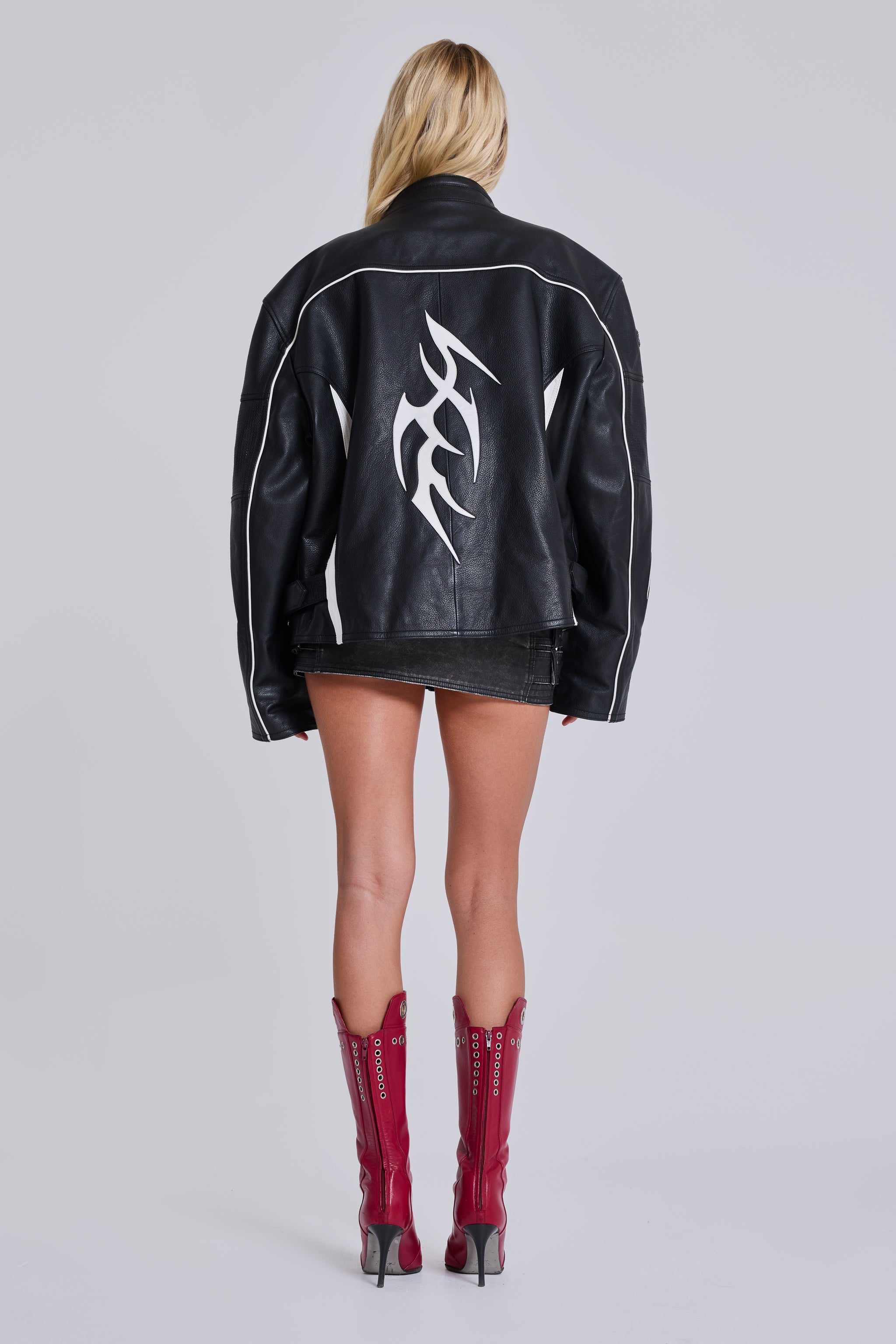 Janet Biker Leather Jacket