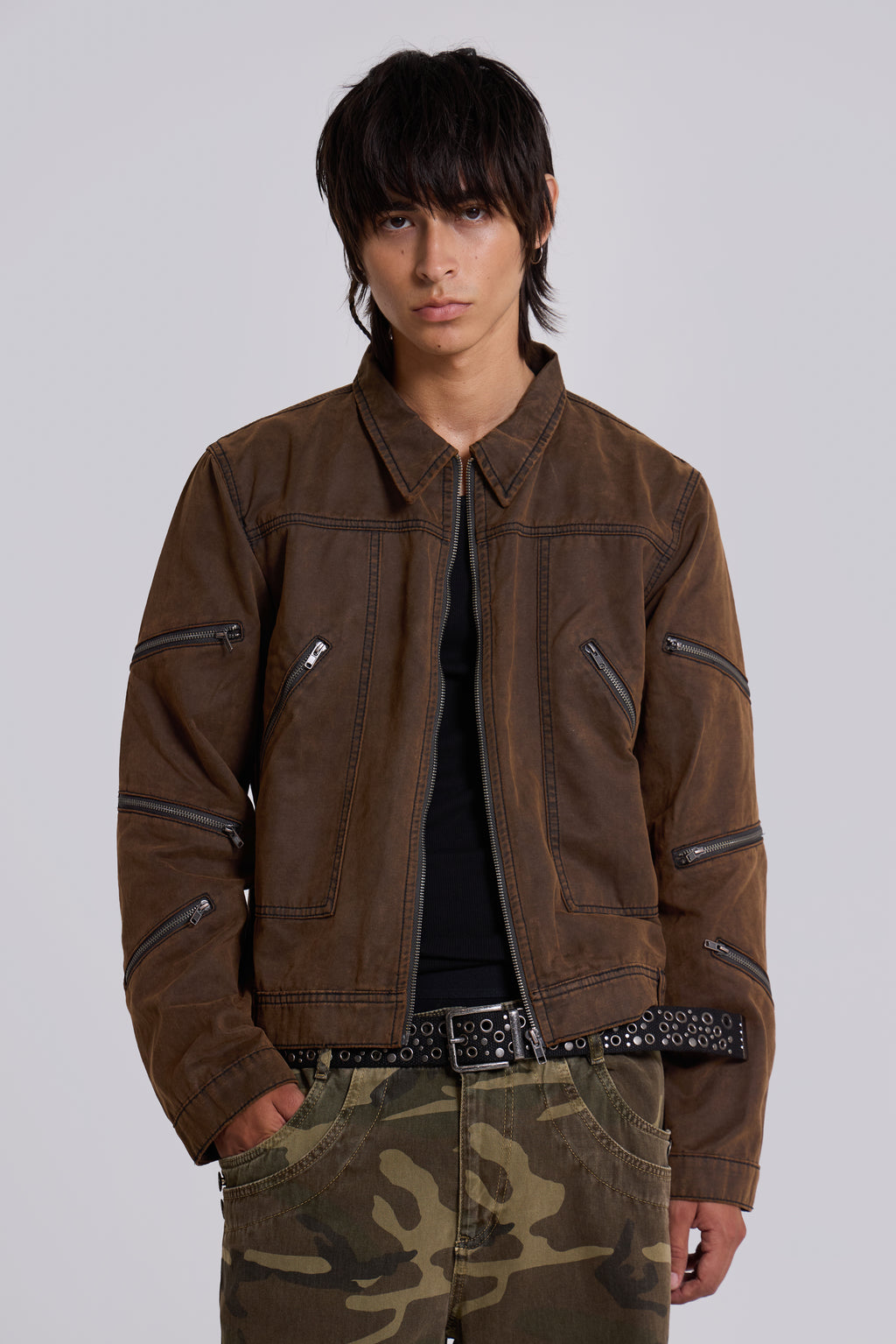 shott jaded london n2b ブラウン shott jaded london n2b ブラウン