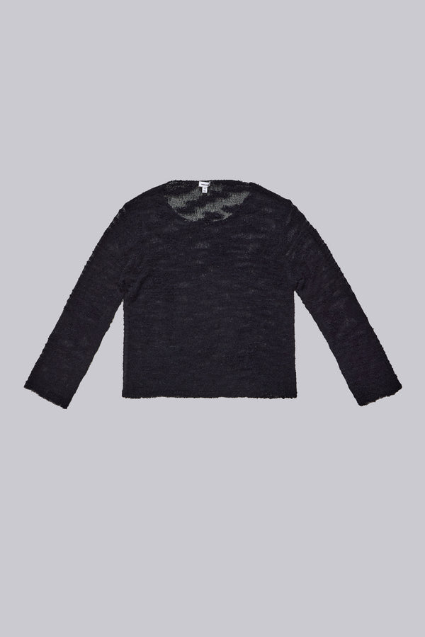 Black Stray Knit