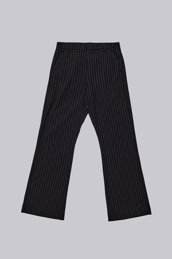 Stacked Bootcut Suit Pants