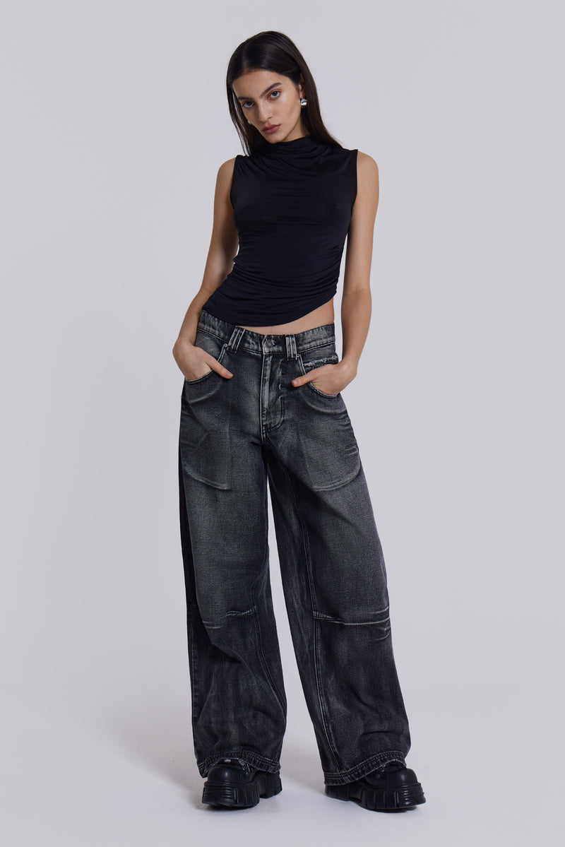 Shop Black Ethereal Colossus Jeans | Jaded London | Clothing Shop Black Ethereal Colossus Jeans | Jaded London | Clothing
