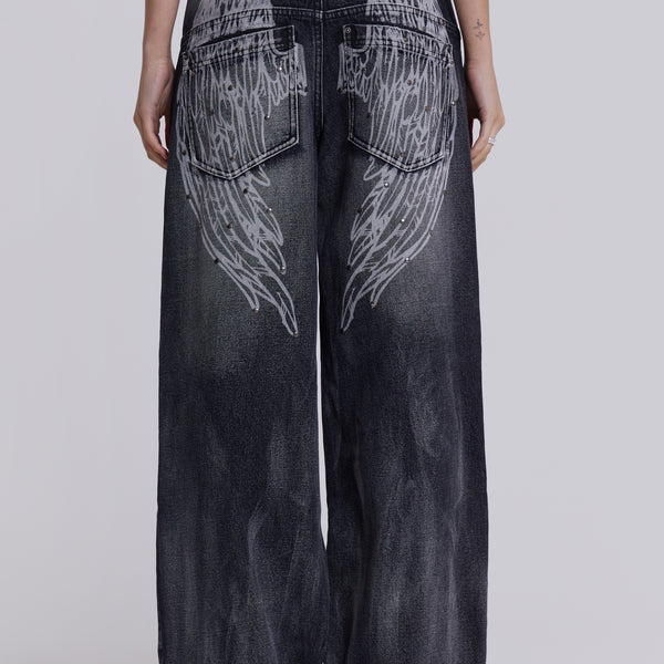 Shop Black Ethereal Colossus Jeans | Jaded London | Clothing Shop Black Ethereal Colossus Jeans | Jaded London | Clothing