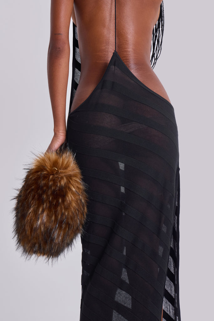 Noir Knit Maxi Dress