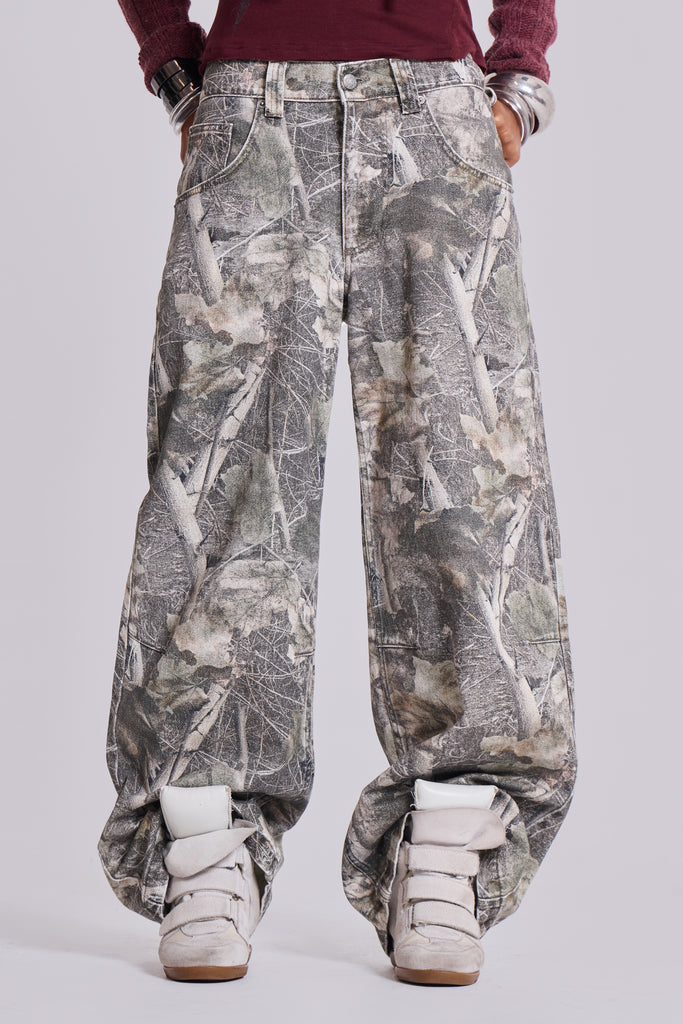 Woodland Camo Colossus Baggy Jeans