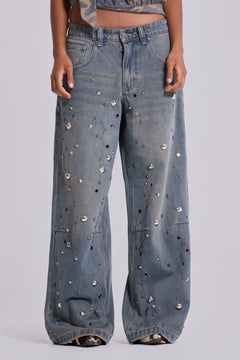 Bolted Studded Colossus Jeans – view 1
