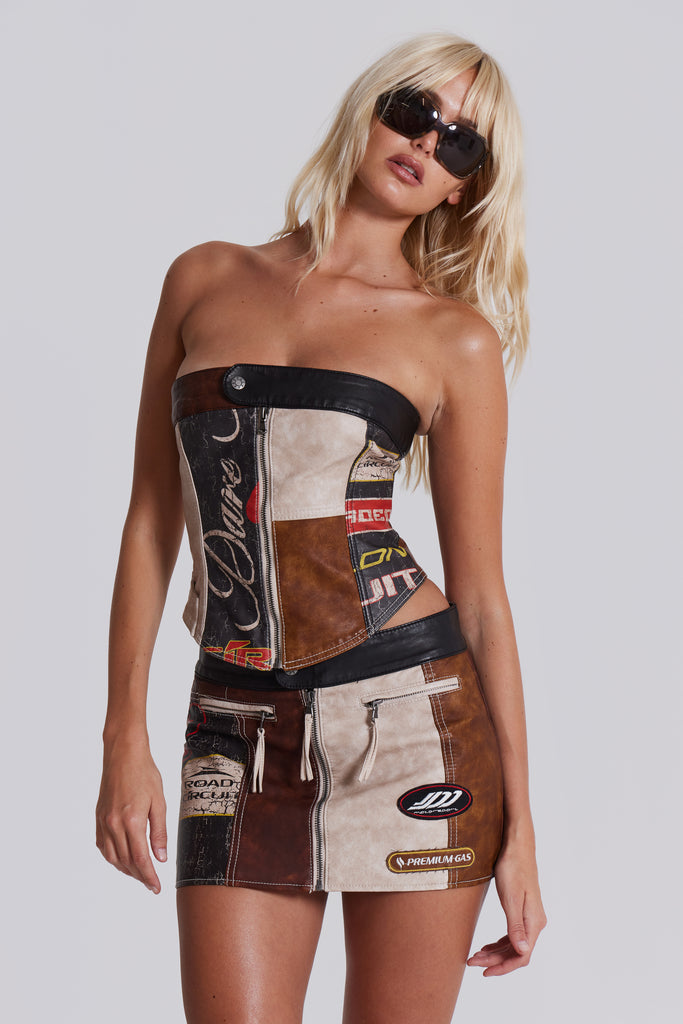 Leather Corset Top -  Canada
