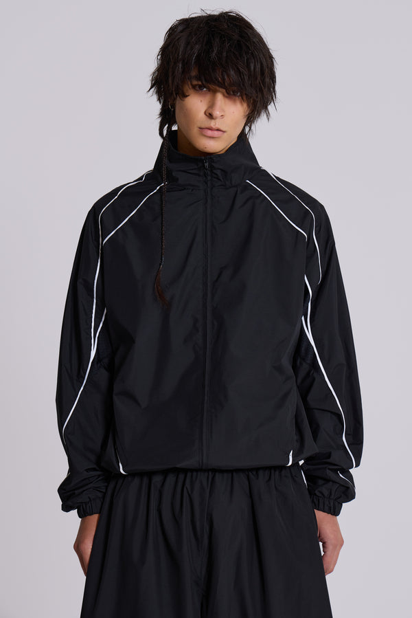 Black Vapor Tracksuit Top