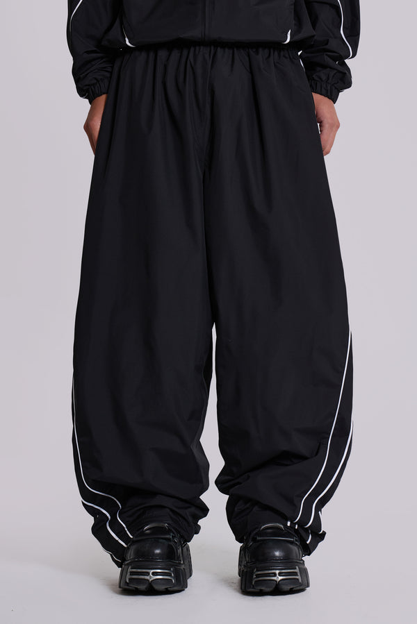 Black Vapor Tracksuit Bottoms