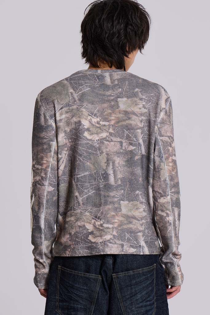 Woodland Camo Tattoo Applique Top