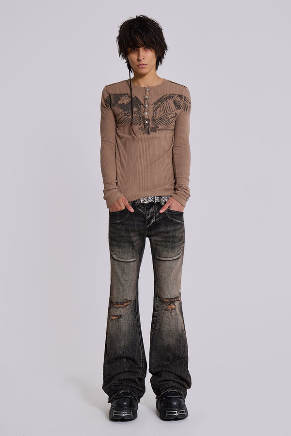 Dune Drift Flared Jeans