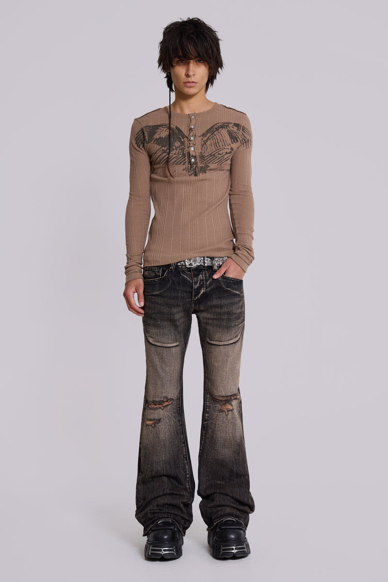 Dune Drift Flared Jeans