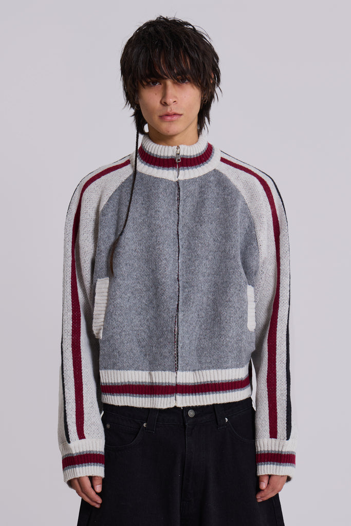 Team 85 Knitted Bomber Jacket