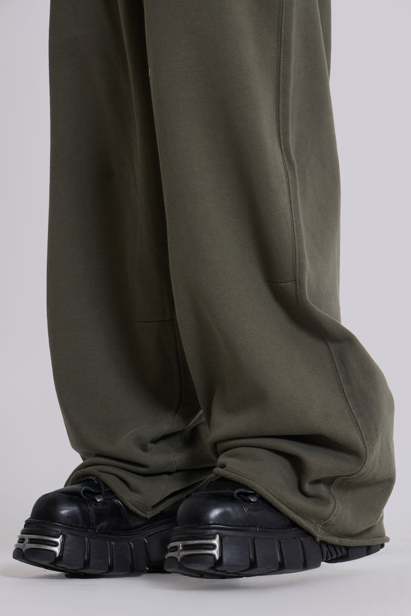 Military Green Baggy Monster Joggers