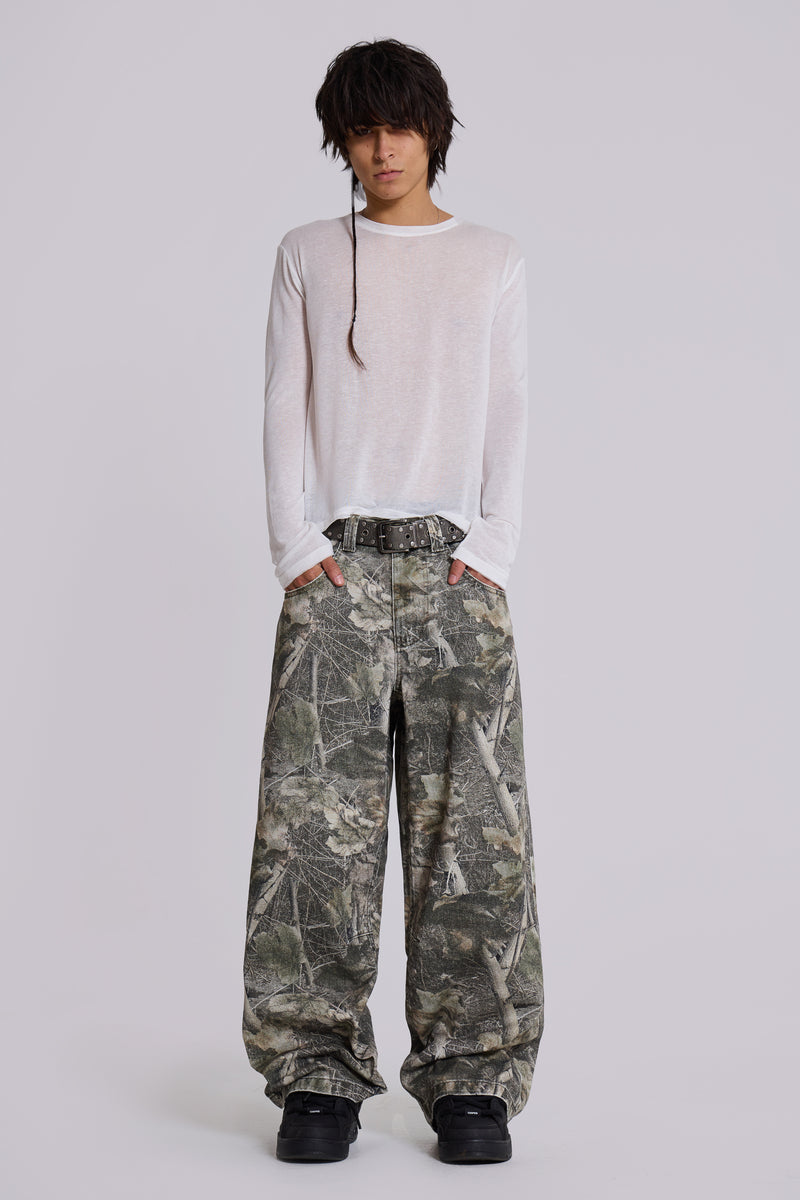 Woodland Camo Colossus Baggy Jeans