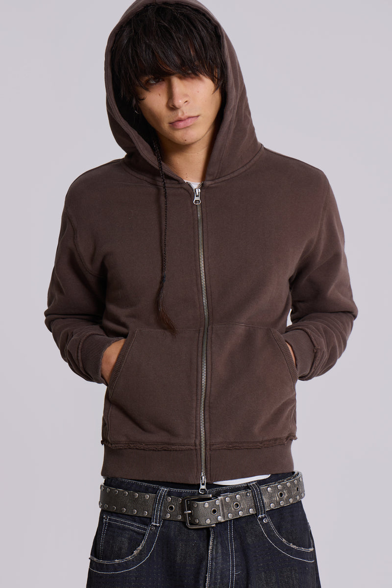 Chocolate Brown Mini Monster Hoodie