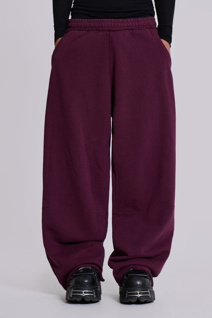 Dark Burgundy Monster Joggers