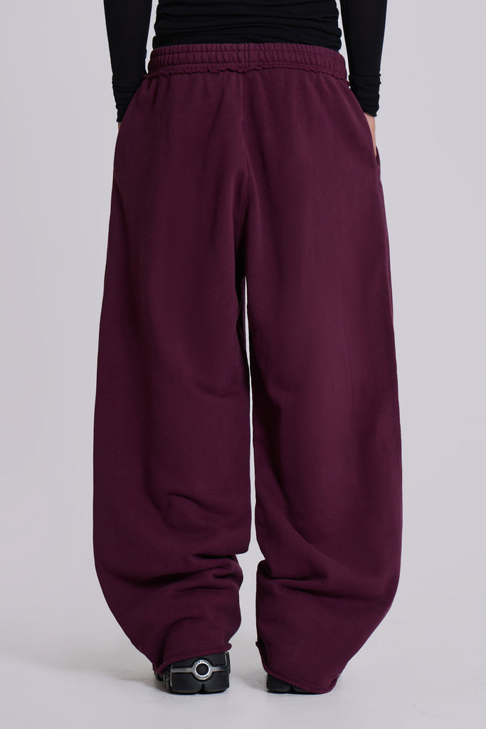 Dark Burgundy Monster Joggers