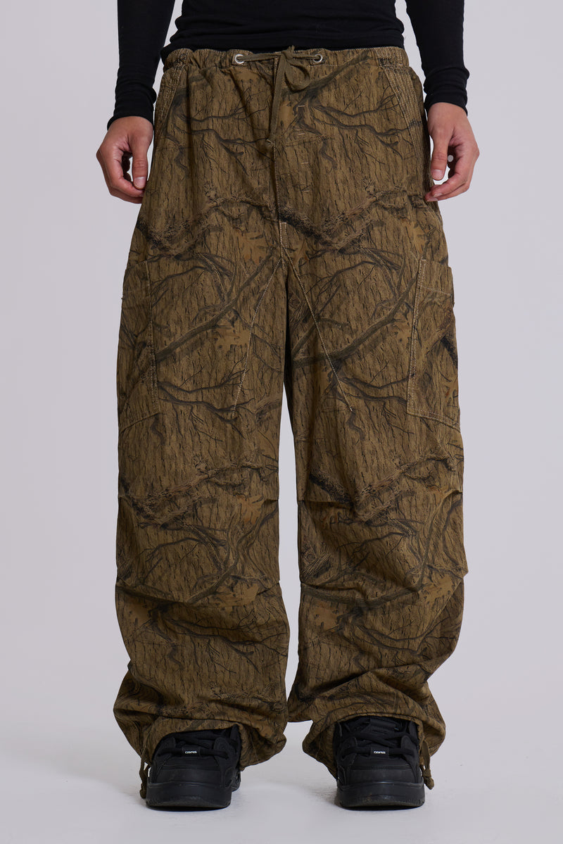 Forest Camo Parachute Pants