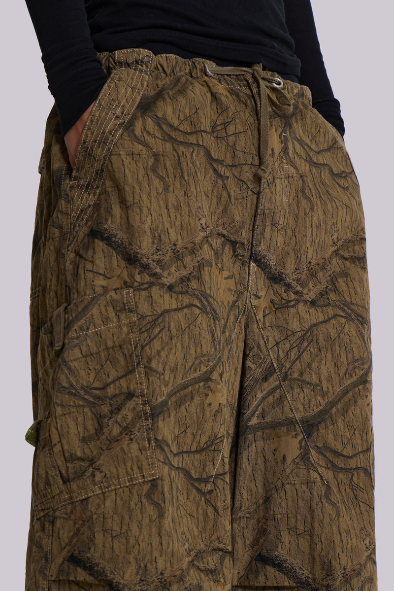 Forest Camo Parachute Pants