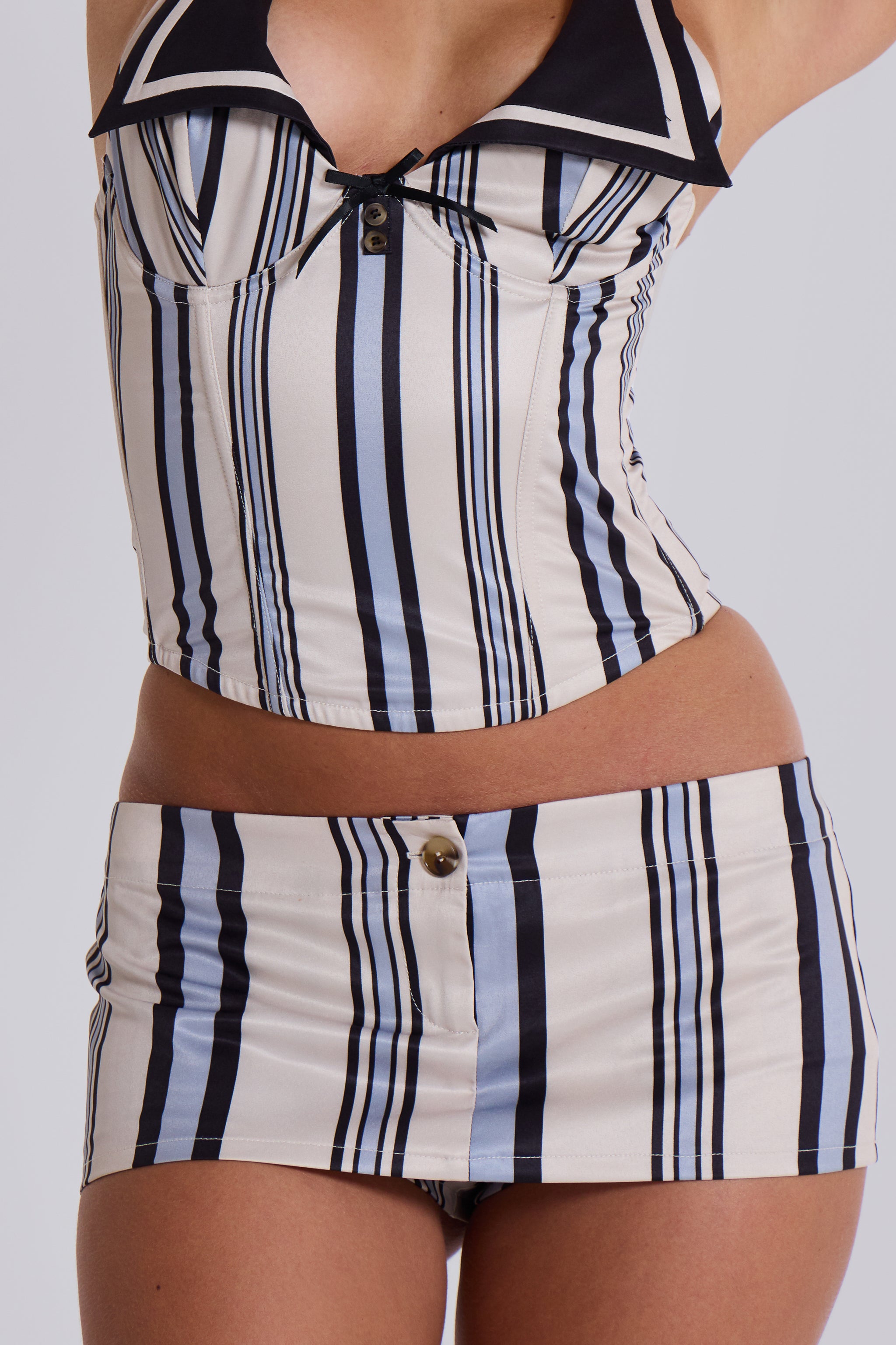 Nauti Girlfriend Stripe Corset