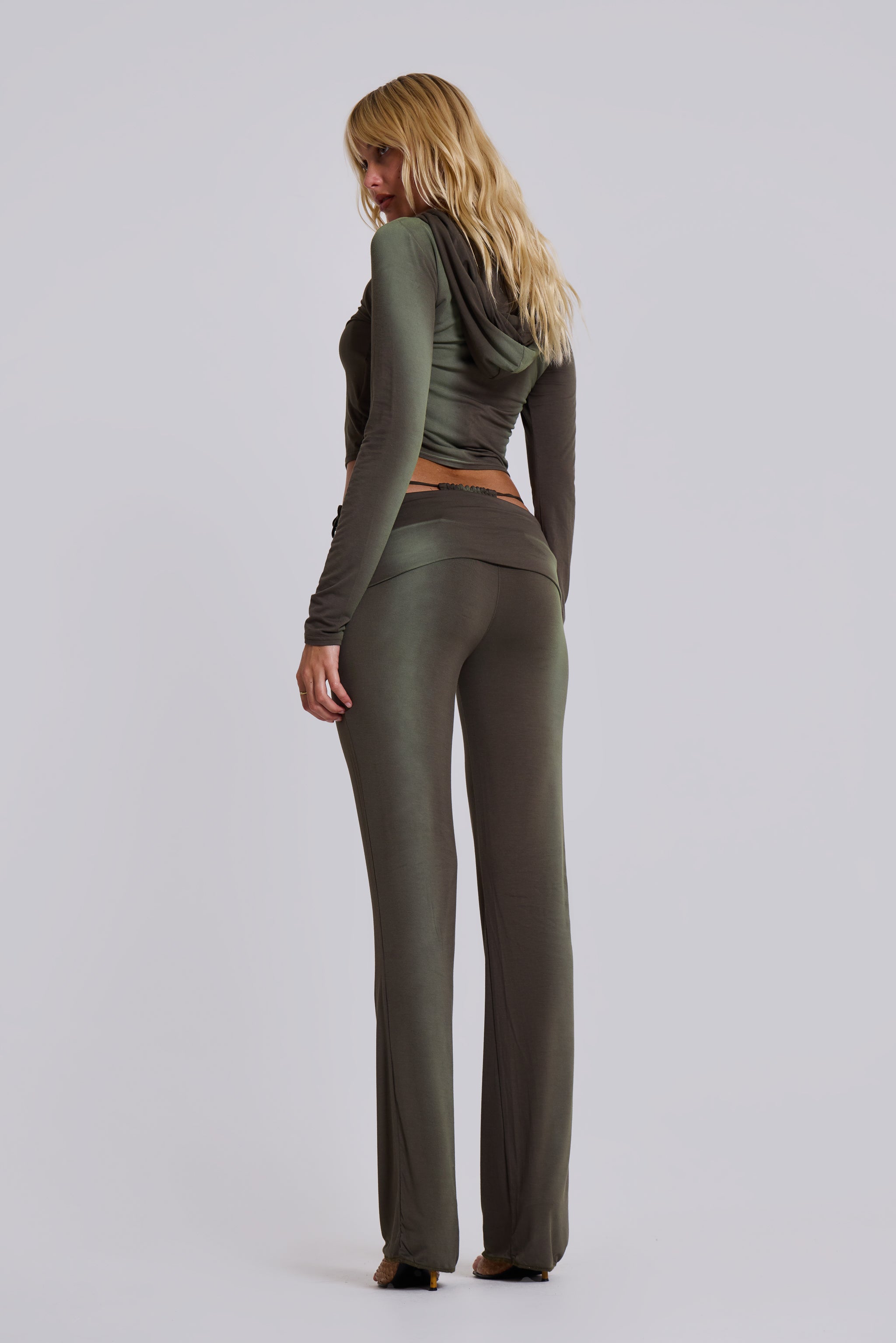 Tacha Fold Over Ombré Trousers