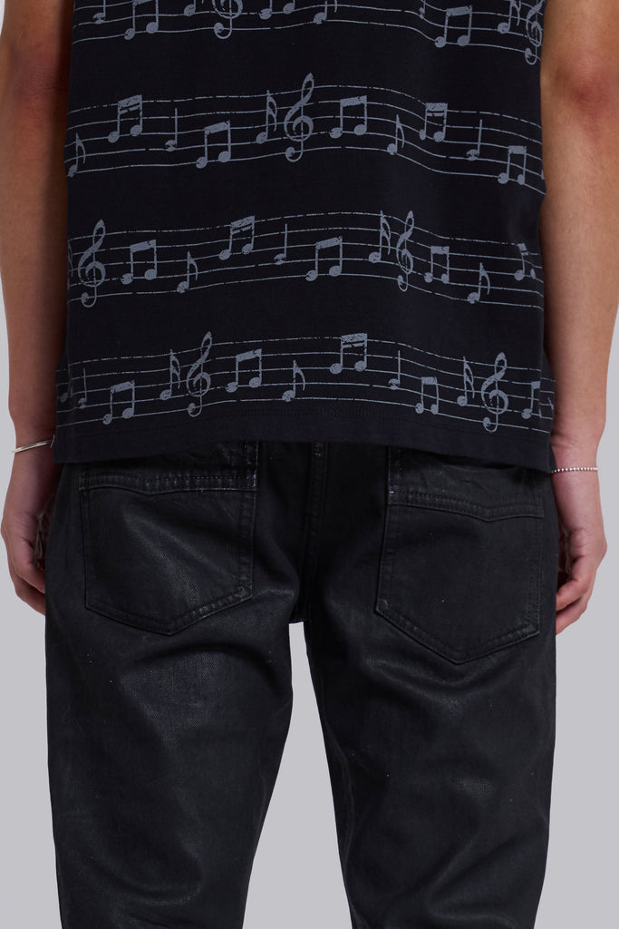 Black Riff Polo Shirt