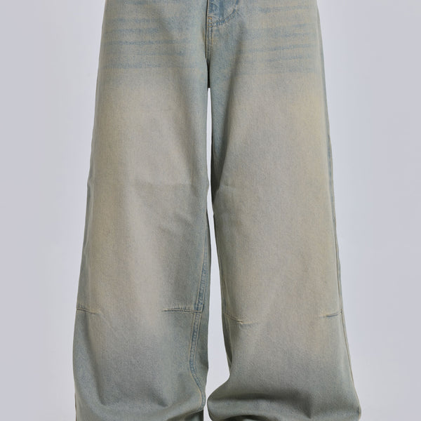 Shop Light Wash Colossus Fit Jeans | Jaded London | Clothing