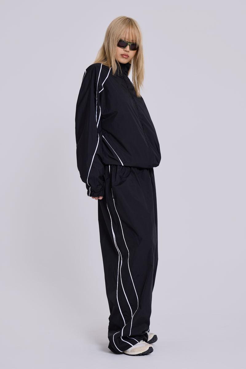 Black Vapor Tracksuit Top