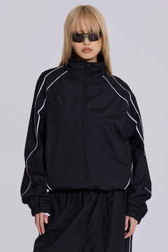 Black Vapor Tracksuit Top - XS / Black