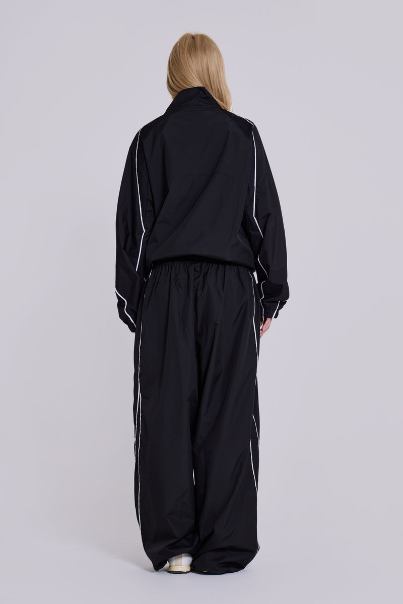 Black Vapor Tracksuit Bottoms