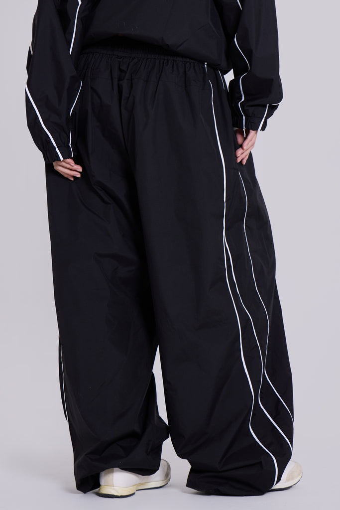 Black Vapor Tracksuit Bottoms