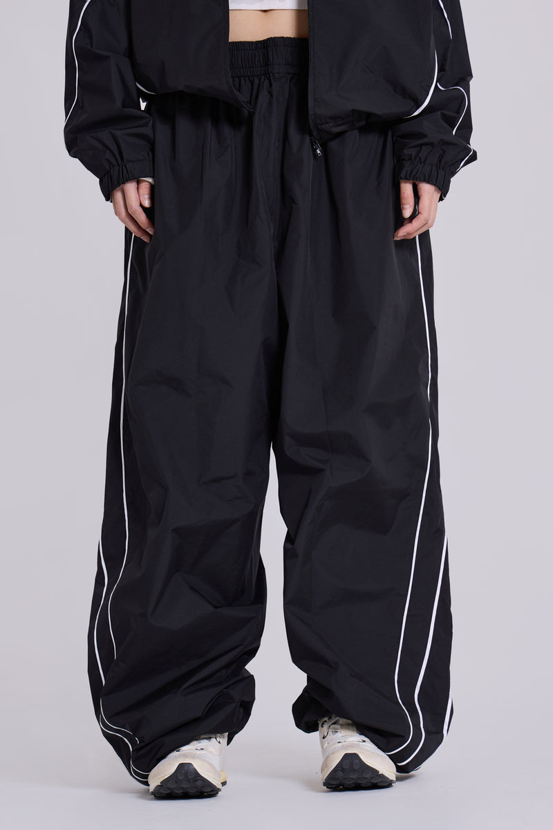 Black Vapor Tracksuit Bottoms