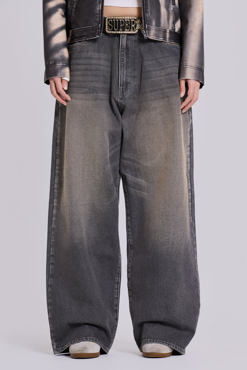 Grey Washed XL Colossus Jeans