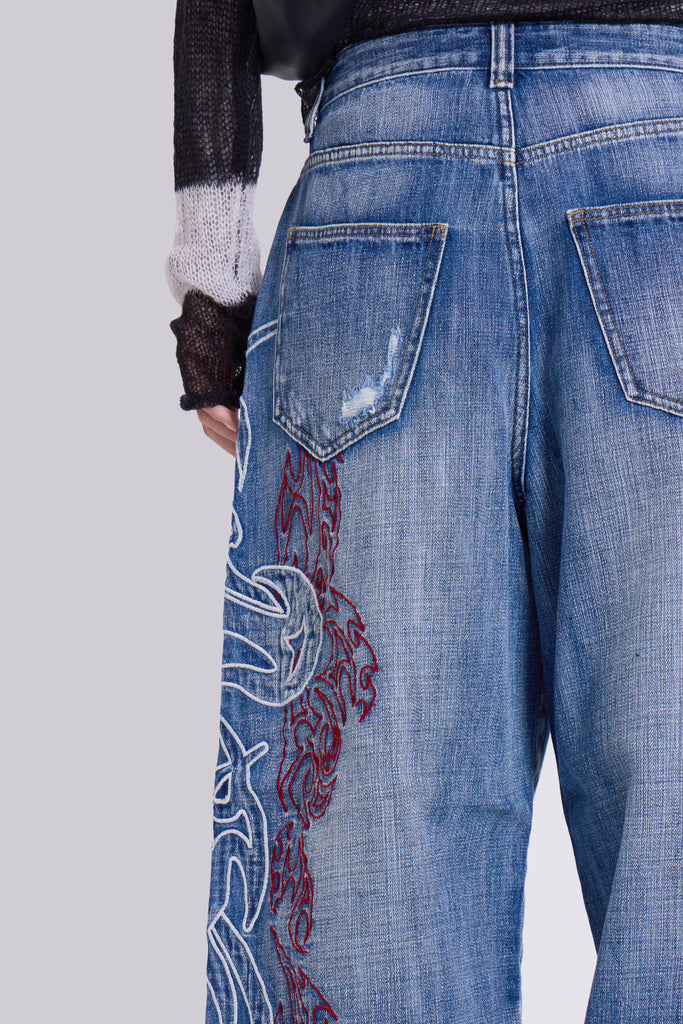 Layered Tribal XL Colossus Jeans