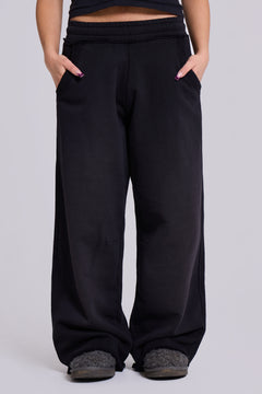 Petite Black Baggy Monster Joggers – view 1